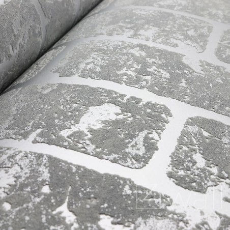 Tapeta imitacja szarej cegły 