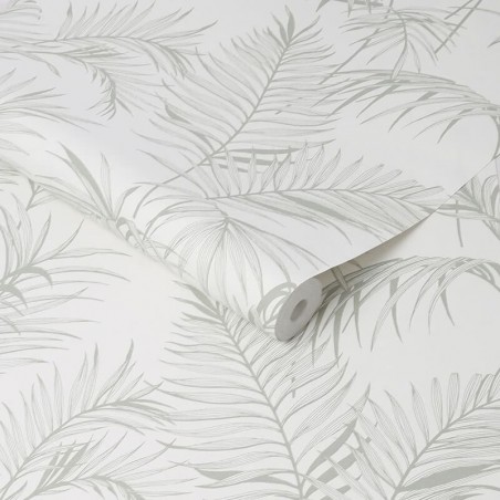 Tapeta tropikalna szara 106743