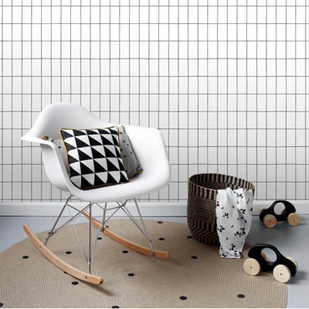 Tapeta geometryczna skandynawska dziecięca