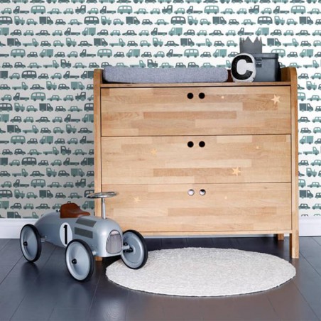 Tapeta dziecięca w samochodziki