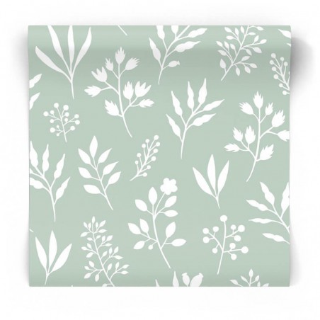 Miętowa tapeta roślinki kwiaty 139085