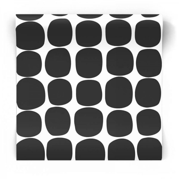 Geometryczna tapeta czarno biała 139090