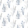 Niebieska tapeta rośliny