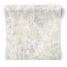 Tapeta srebrny beton błyszcząca W78222