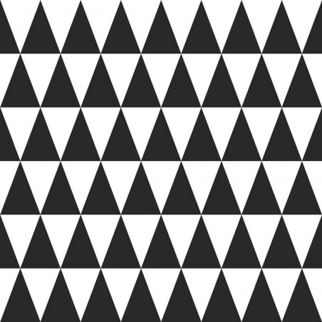 Tapeta geometryczna czarno biała trójkąty