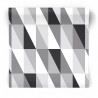 czarno biała geometryczna 3D tapeta