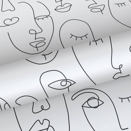 Czarno biała tapeta modern art. 139145