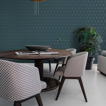 Tapeta 347715 granatowa geometryczna