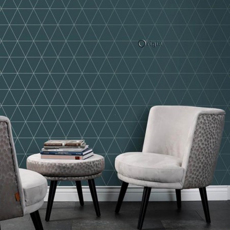 granatowa geometryczna