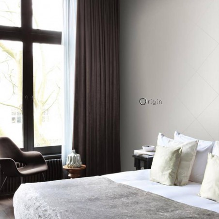 szara w linie do sypialni