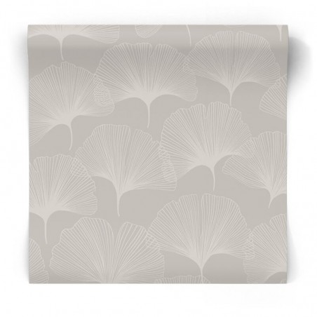 Szara tapeta w wachlarze 347749