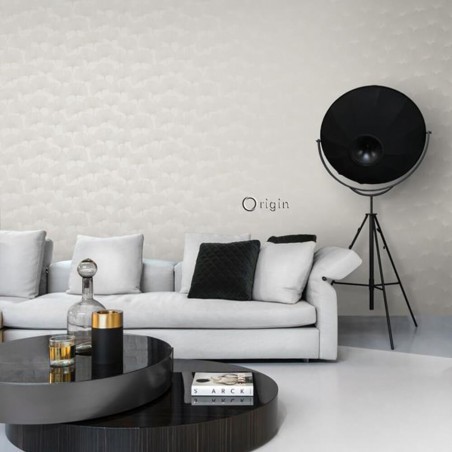 Szara tapeta do salonu