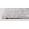 Biały dywan bawełniany wzór jodełka 