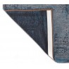 Wzorzysty niebieski dywan nowoczesny wzór 