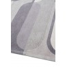 Dywan szary z nowoczesnym printem