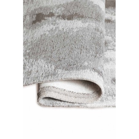 Uniwersalny dywan szaro-bezówo-biały