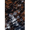 Rustykalny motyw dywanu w stylu vintage