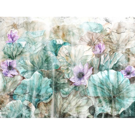 Fototapeta w duże pastelowe kwiaty 