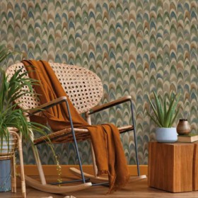 Tapeta ścienna 36131 Kolorowa tapeta modnie podkreślająca wystój mieszkania 2