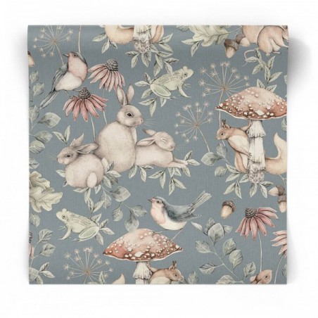 Tapeta do pokoju dziecka 7482 Niebieska tapeta dla dziecka