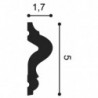 Profil ścienny o niewielkich gabarytach PX175 Orac Decor