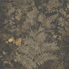 Tapeta w beżowe liście na ciemnym tle