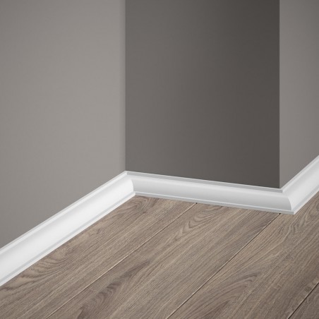 Biała listwa przypodłogowa MD001
