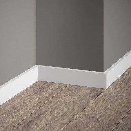 Listwa Mardom Decor przypodłogowa MD011 biała z miejscem na kabel
