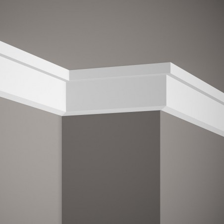 Biała listwa przysufitowa Mardom Decor 2,7 cm