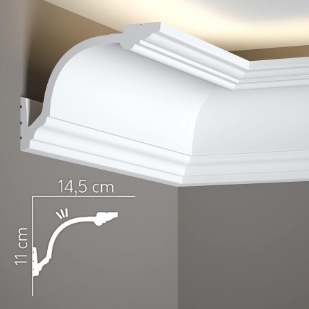 Listwa sufitowa LED glamour