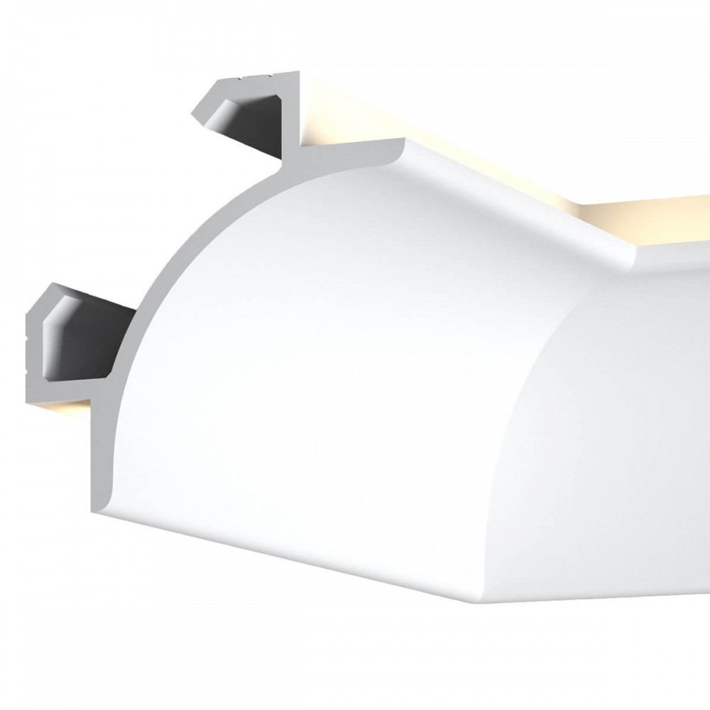 Biała przysufitowa listwa oświetleniowa LED - Mardom Decor QL001 - 15 cm