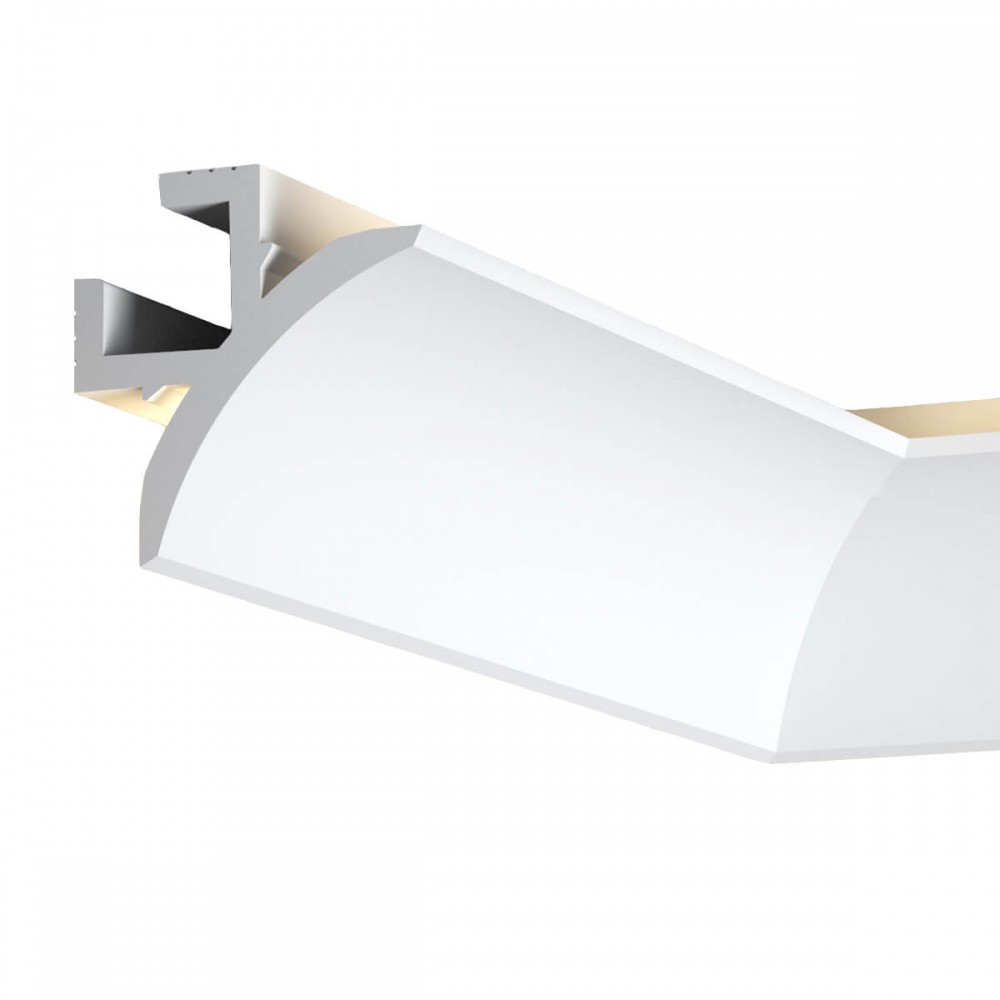 Sufitowa listwa oświetleniowa biała LED - Mardom Decor QL002 - 8,5 cm