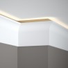 Prosta oświetleniowa listwa przysufitowa LED biała Mardom Decor 4 cm
