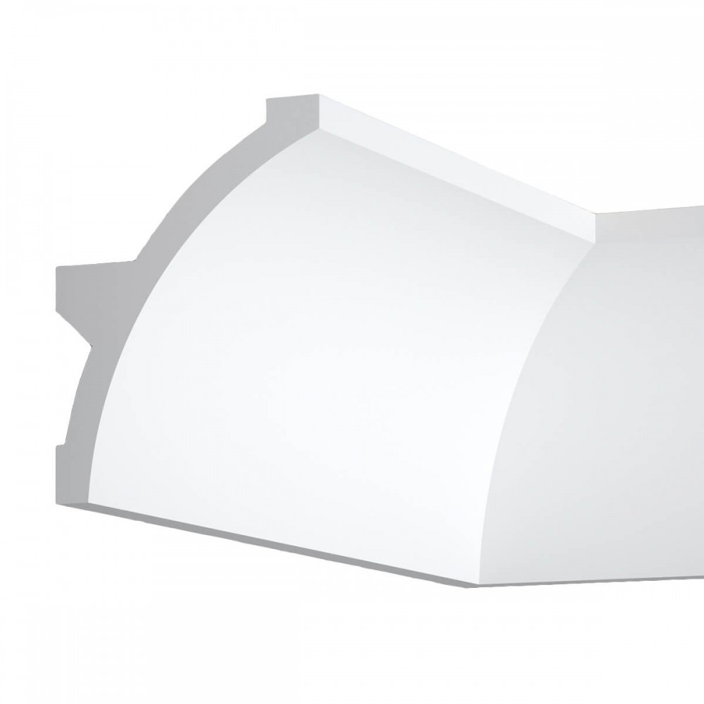 Biała sufitowa listwa LED oświetleniowa - Mardom Decor MDB101 - 14 cm