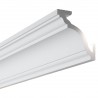 listwa biała karniszowa LED