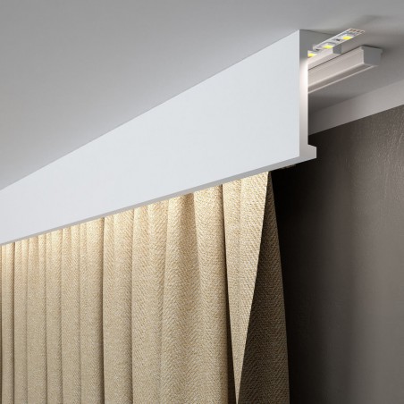 Minimalistyczna listwa karniszowa oświetleniowa LED QL026