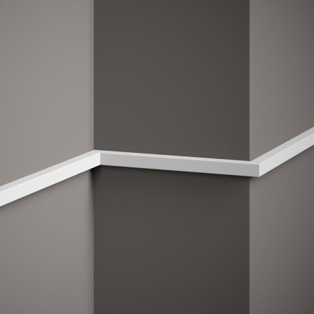 Gładka klasyczna listwa ścienna Mardom Decor 1,5 cm