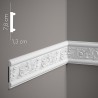 Dekoracyjna listwa ścienna w ornamenty MDC217 8 cm - Mardom Decor