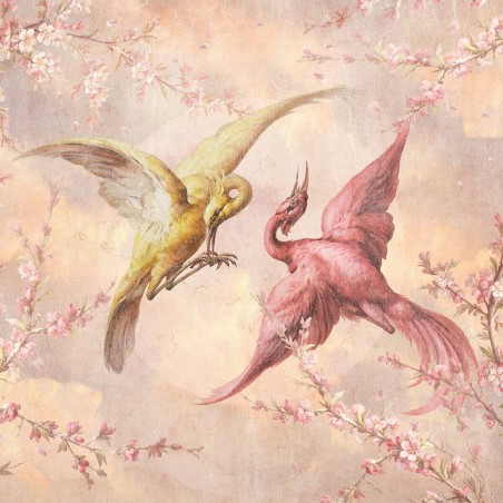 Fototapeta do salonu ptaki różne kolory