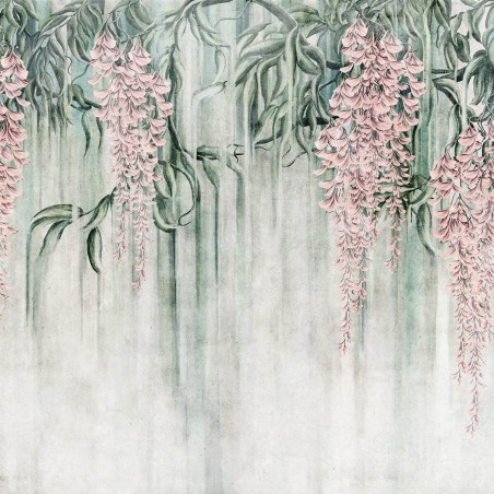 Fototapeta na wymiar do sypialni w kwiaty