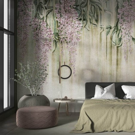 Fototapeta kwiaty wiszące - Wisteria