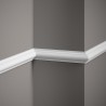 Dekoracyjna mała biała listwa naścienna Mardom Decor 1,7 cm