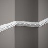 Zdobiona biała giętka listwa naścienna FLEX Mardom Decor 2,3 cm