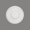 Ozdobna matowa biała rozeta sufitowa Mardom Decor 4,5 cm