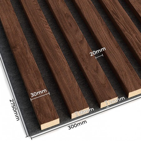 Lamele akustyczne orzech