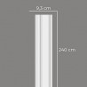 Ozdobny biały pilaster Mardom Decor 9,3 cm