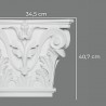 Dekoracyjna głowica pilastra ściennego Mardom Decor 34,5 cm