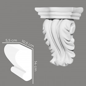 Dekoracyjny wspornik wykończeniowy C8035 14 cm 2