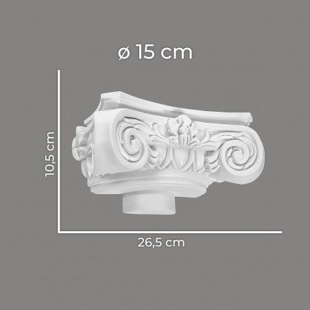 Ozdobna głowica półkolumny Mardom Decor