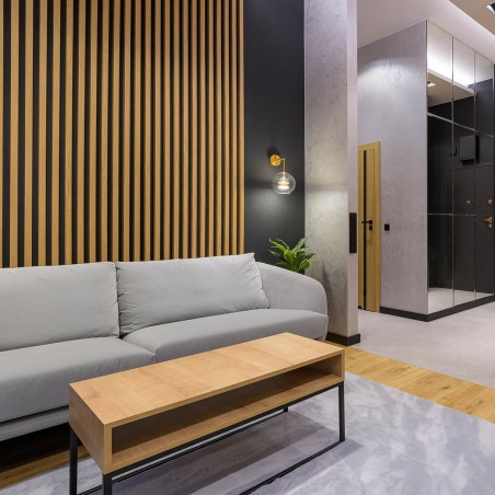 Lamele na płycie HDF do salonu